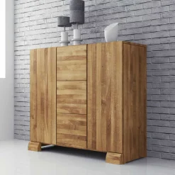 Massivholz Sideboard Sascora