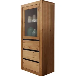 Massivholz Vitrine Varcina