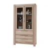 Massivholz Vitrinenschrank Stonecca