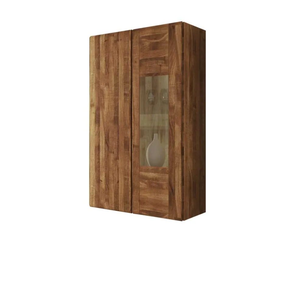 Massivholz Wandvitrine Sascora
