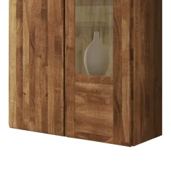 Massivholz Wandvitrine Sascora