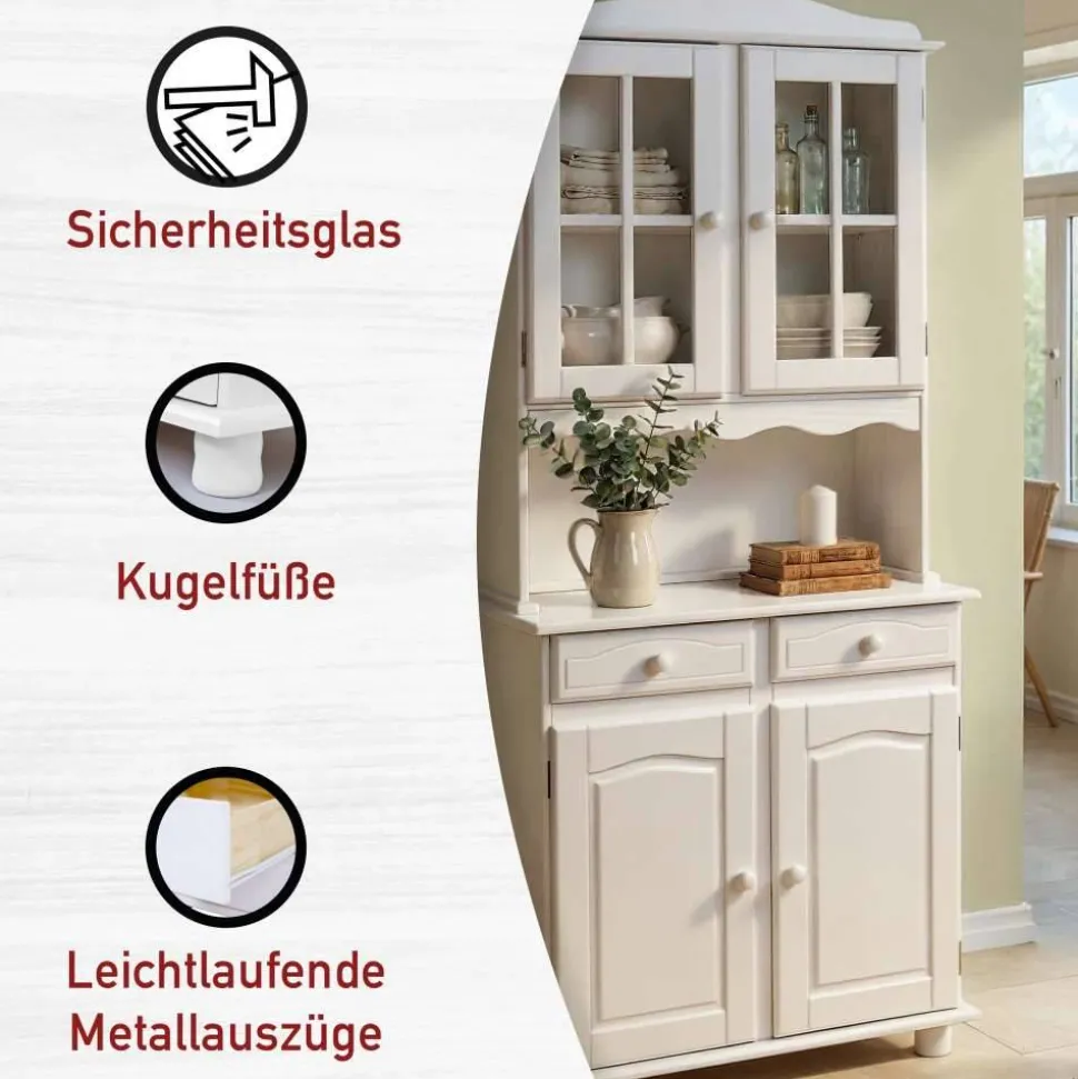 Massivholz-Küchenschrank Valuta