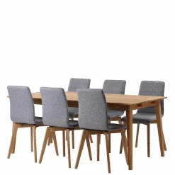 Massivholztisch mit Stühlen Mateon