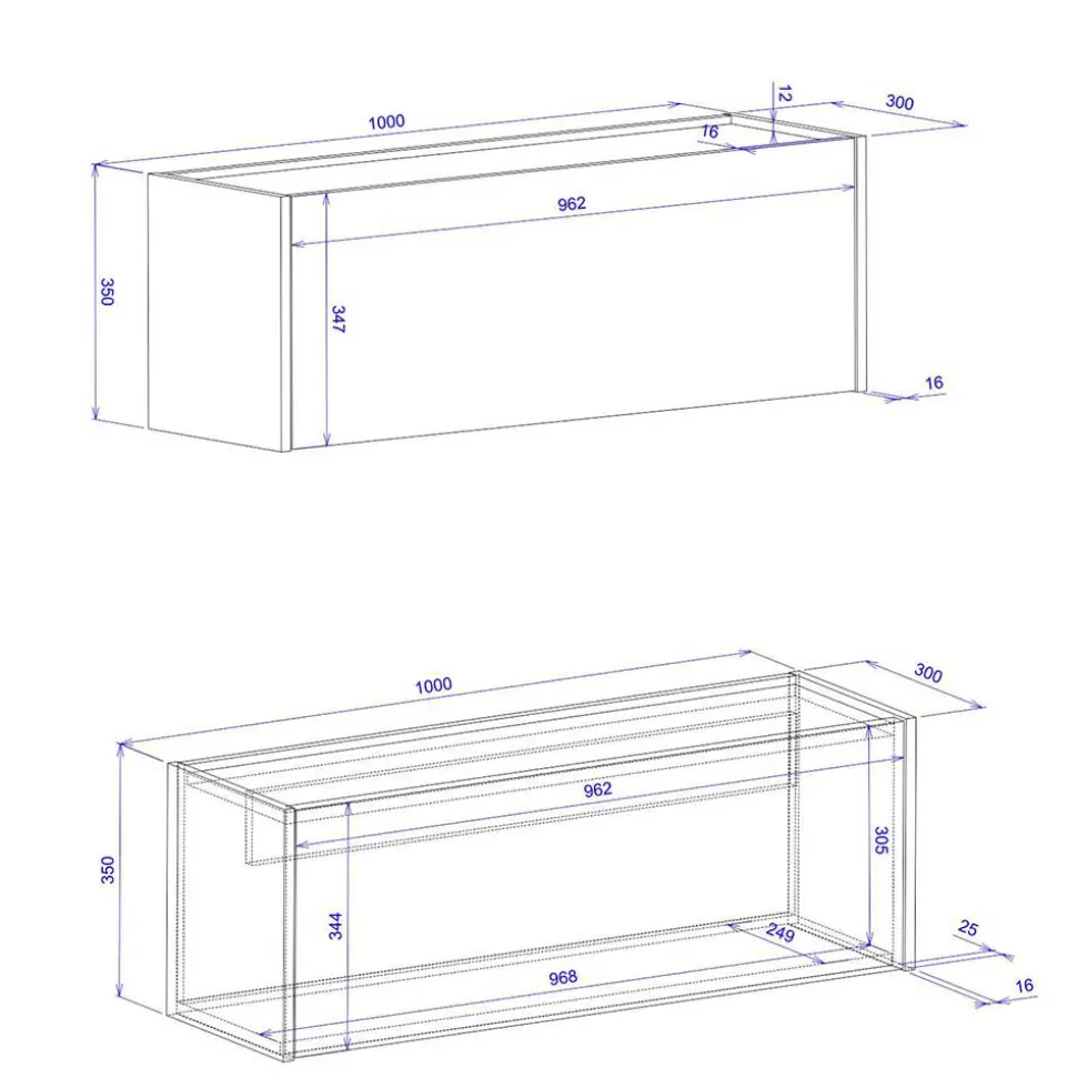Möbel Set mit Schreibtisch Rascian