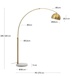 Metall Bogenlampe Diadonna