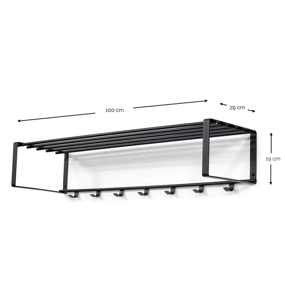 Metall Hängegarderobe Flurinia