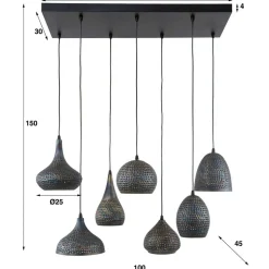 Metall Hängeleuchte Ipolas
