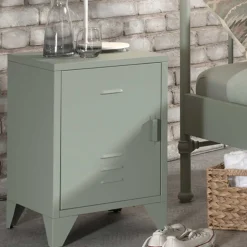 Metall Nachtschrank Jaisa