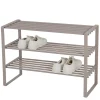 Metall Schuhregal Taupe Konstanz