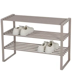 Metall Schuhregal Taupe Konstanz