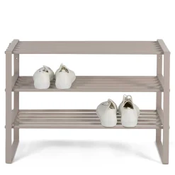 Metall Schuhregal Taupe Konstanz