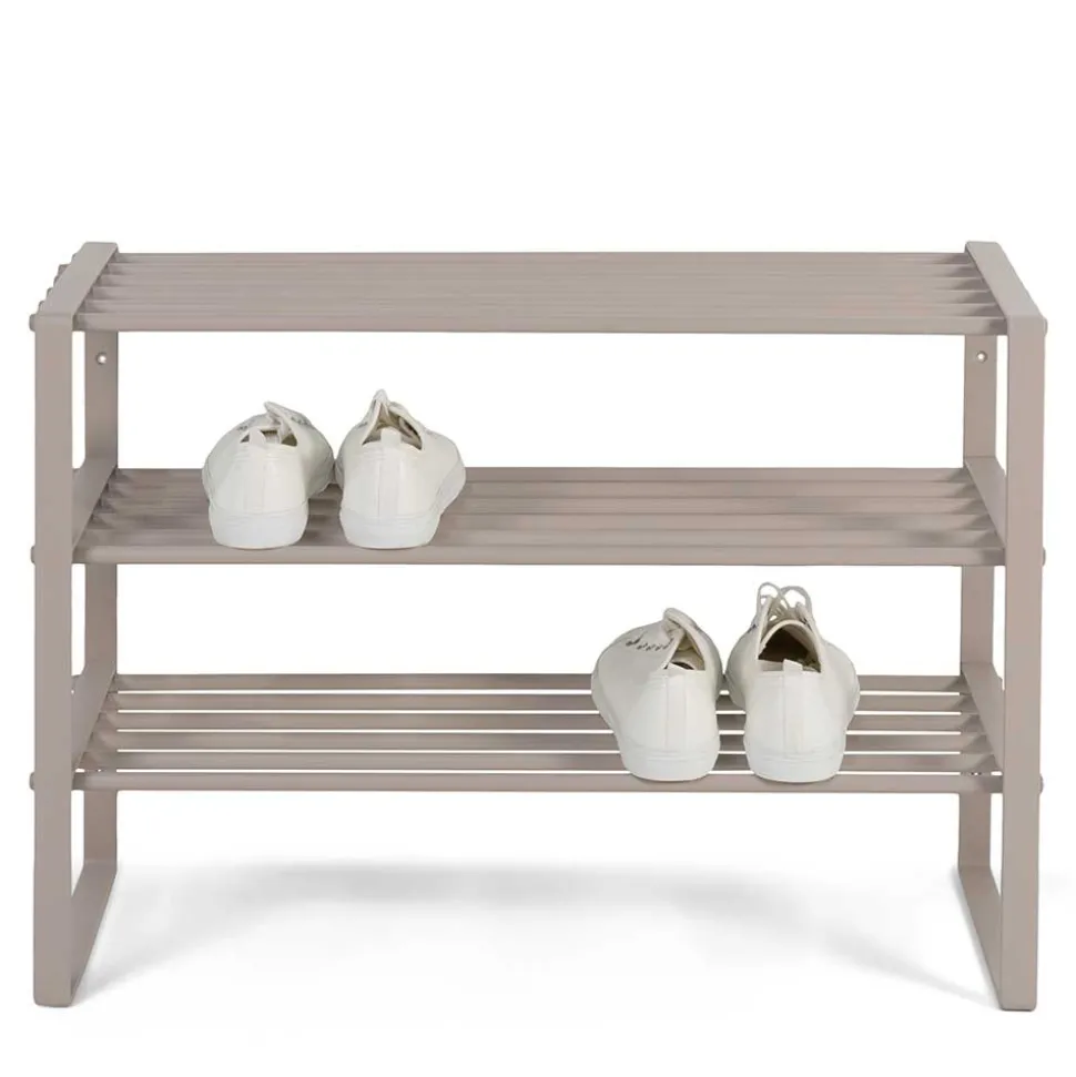Metall Schuhregal Taupe Konstanz