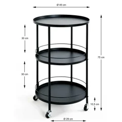Metall Serviertisch Perrys