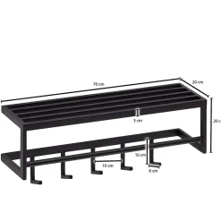 Metall Wandgarderobe Vulcanus