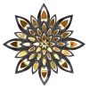Metallbild Blume Bryan