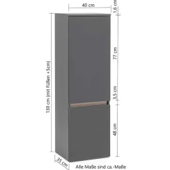Midibadschrank Pegruan