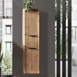 Midibadschrank schmal Cadama