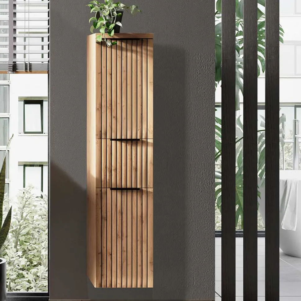 Midibadschrank schmal Cadama