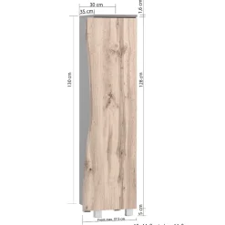 Midischrank Baumkantenoptik Eleon