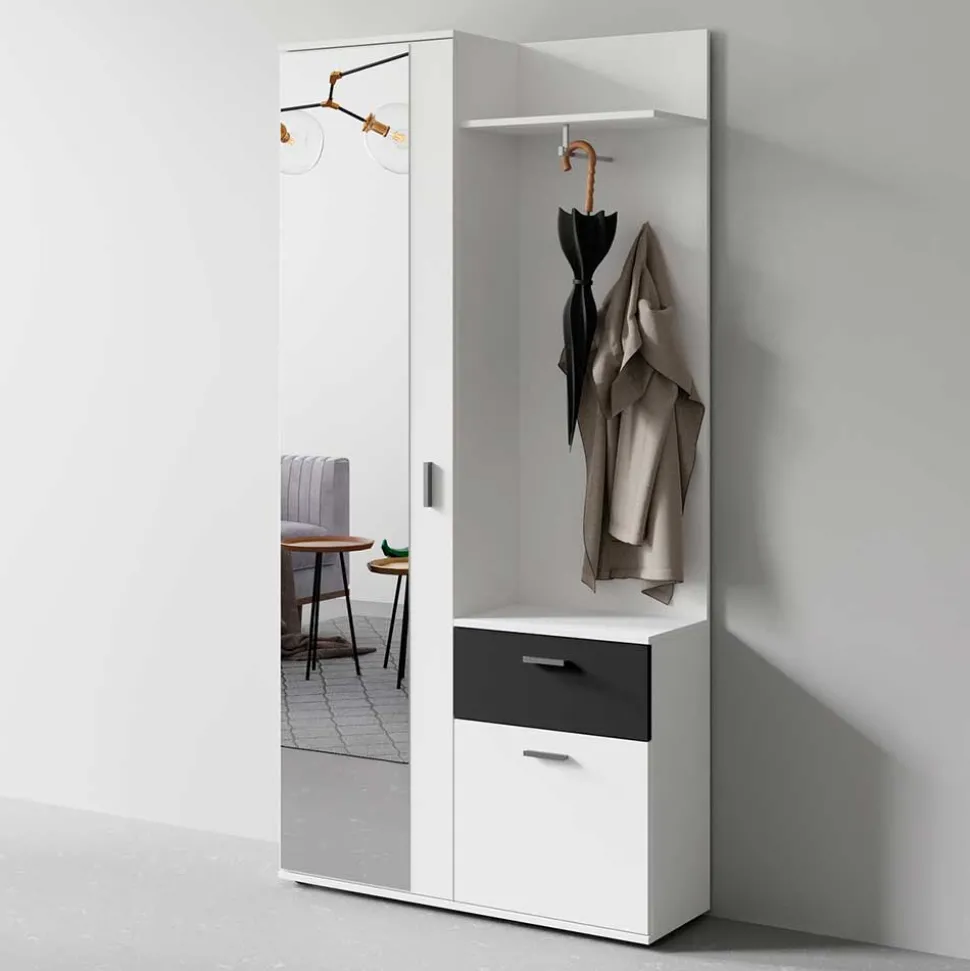 Moderne Kompaktgarderobe Prisma