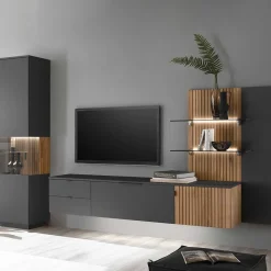 Moderne Wohnzimmer Anbauwand Strong