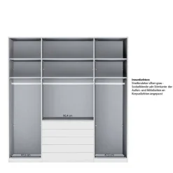 Moderner Kleiderschrank Sanctos