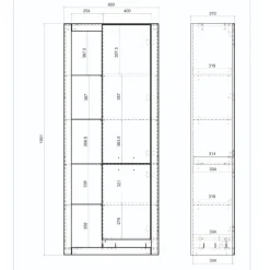 Moderner Schrank Asprecca