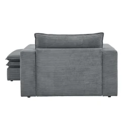 Moderner Sessel mit Hocker Eltusa