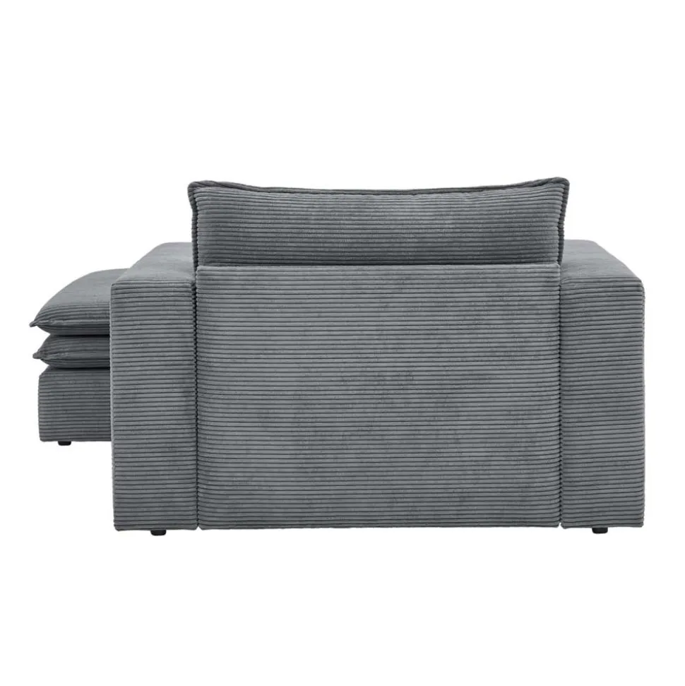 Moderner Sessel mit Hocker Eltusa