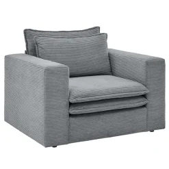 Moderner Sessel mit Hocker Eltusa