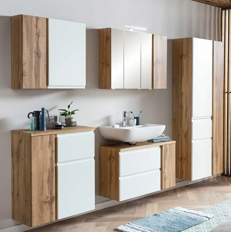 Moderner Waschbeckenschrank Lactona