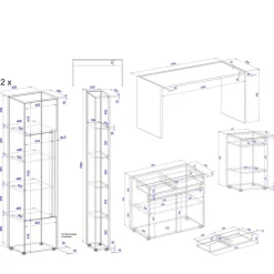 Modernes Arbeitszimmer Uzniana