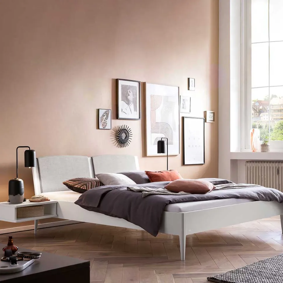 Modernes Doppelbett weiß Chicola