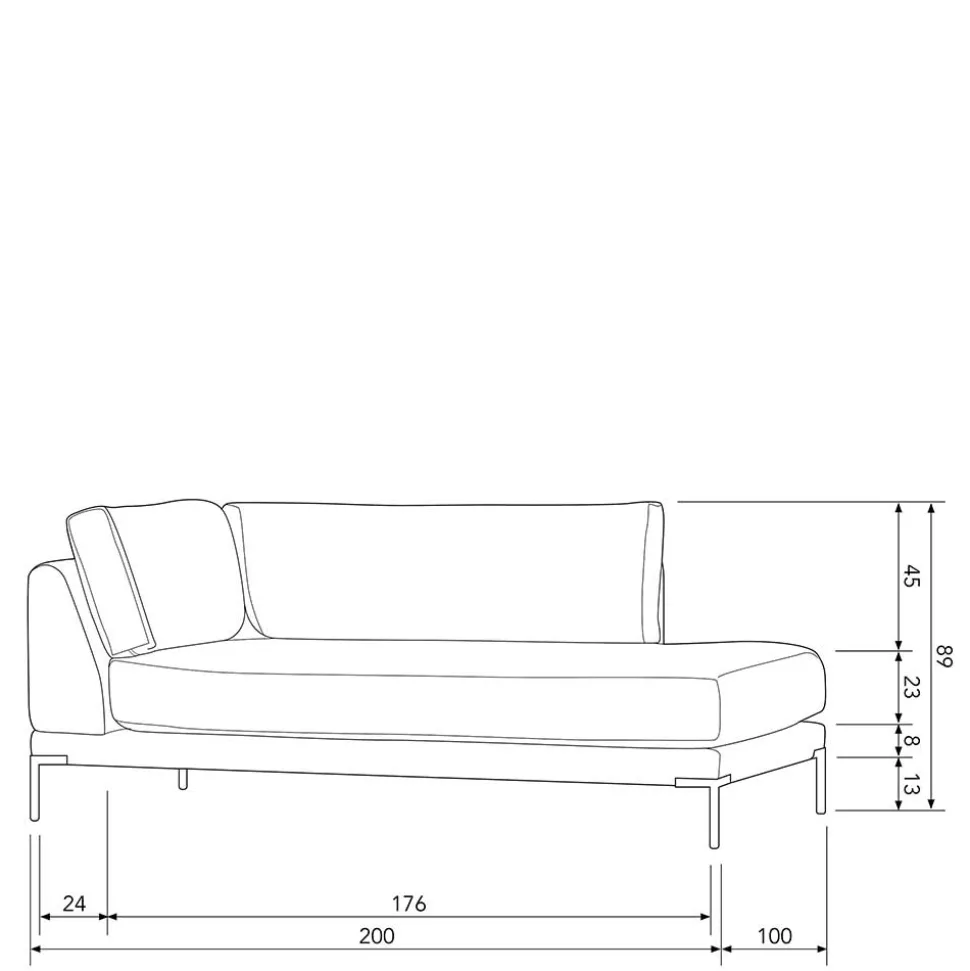 Modul Couch Chaiselongue Duffy