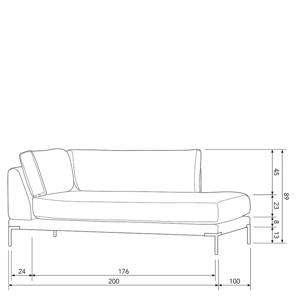 Modul Sofa Chaiselongue Kahilke