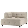 Modulares Sofa Hellgrau Cracks