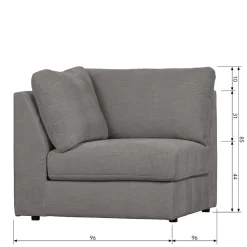Modulsofa Eckelement Fredoco