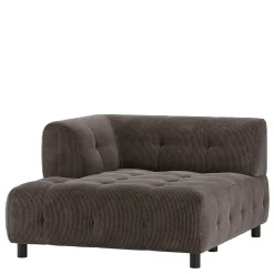 Modulsofa Element Graubraun Furios