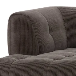 Modulsofa Element Graubraun Furios