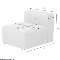 Modulsofa Element Pescara