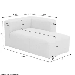 Modulsofa Recamiere Pescara
