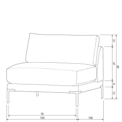 Modulsofa Socotta