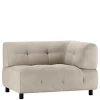 Modulsofa-Ecke in Hellgrau Cracks