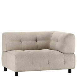 Modulsofa-Ecke in Hellgrau Cracks