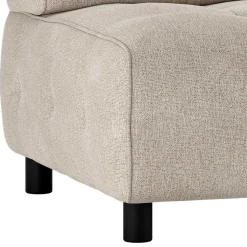 Modulsofa-Ecke in Hellgrau Cracks