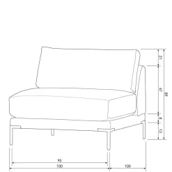 Modulsofaelement Cleveland