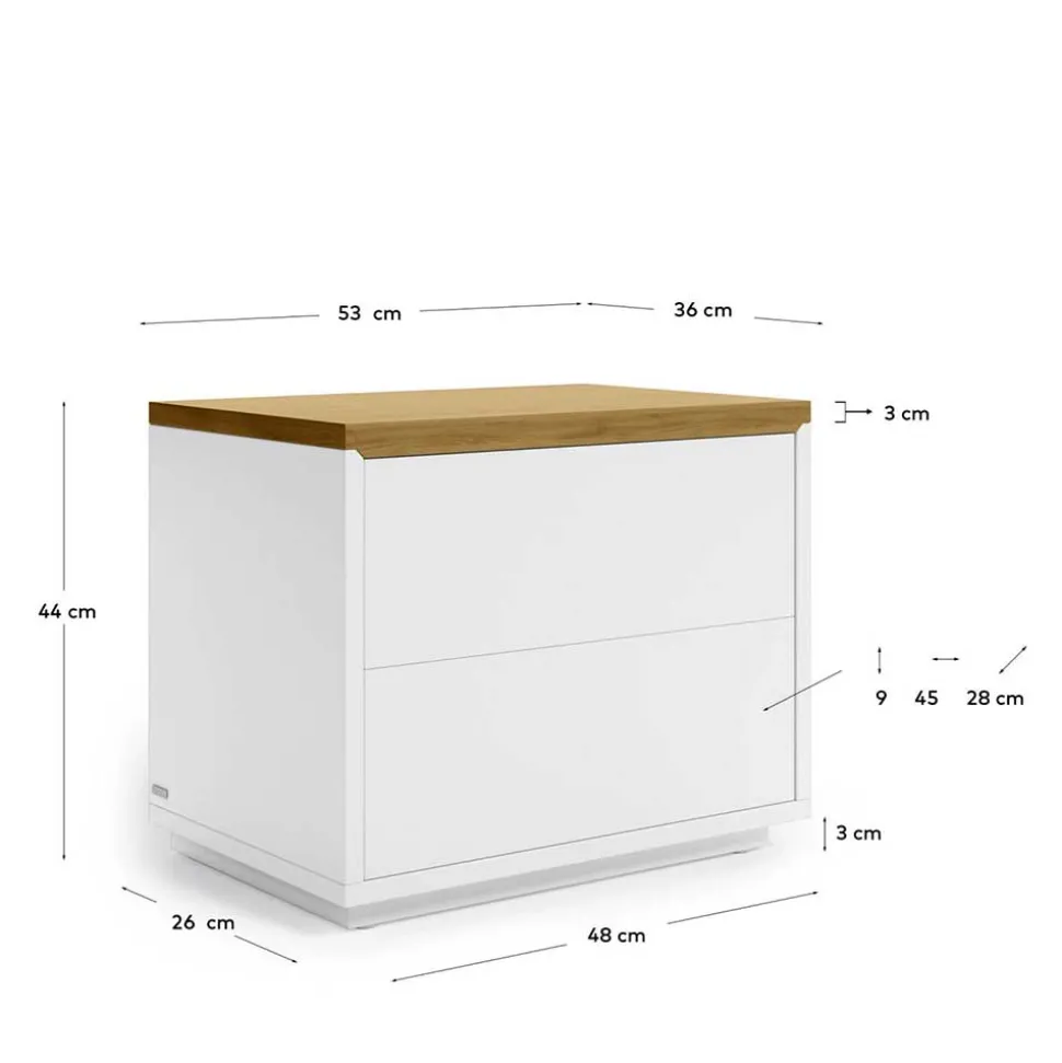 Nachttischschrank Esdavon
