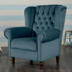 Ohrenbackensessel Chesterfield Rubrion