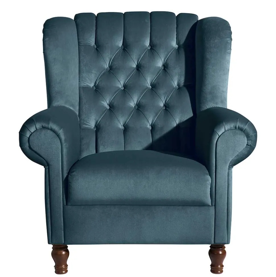 Ohrenbackensessel Chesterfield Rubrion