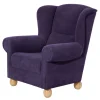 Ohrensessel in Violett Soera